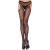 721402 FISHNET SUSPANDER PANTYHOSE O/S BLK