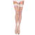 Stay Up Fishnet Thigh Highs - WHITE - O/S - HOSIERY