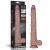 16'' Dual Layered Bendable Silicone Cock XXL(Flesh)