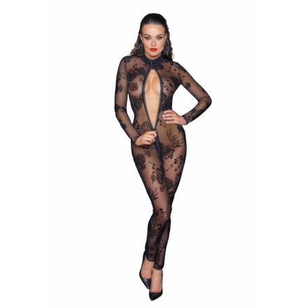 Long tulle overall with 3 way zipper - L