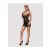Wonderia chemise & thong black L/XL