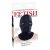 Zipper Face Hood Black