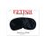 Satin Love Mask Black
