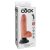 7" Vibrating Cock with Balls  Light