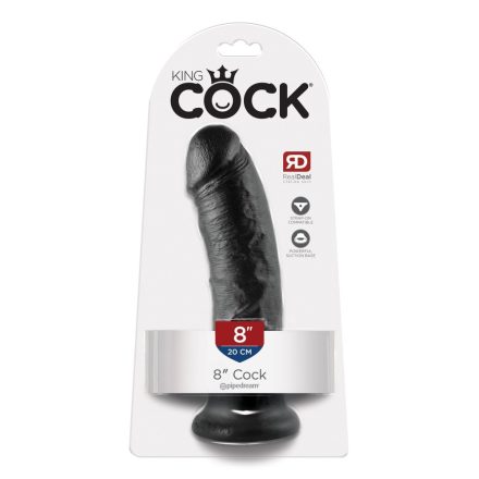 8" Cock  Black