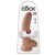 9" Cock with Balls  Tan