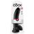 9" Cock with Balls  Black