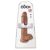 10" Cock with Balls  Tan