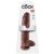 11" Cock with Balls  Brown