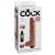 10" Squirting Cock with Balls  Light