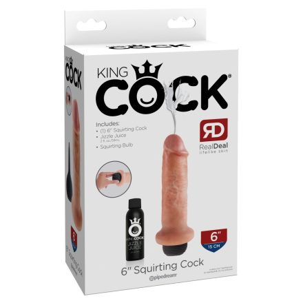 6" Squirting Cock  Light