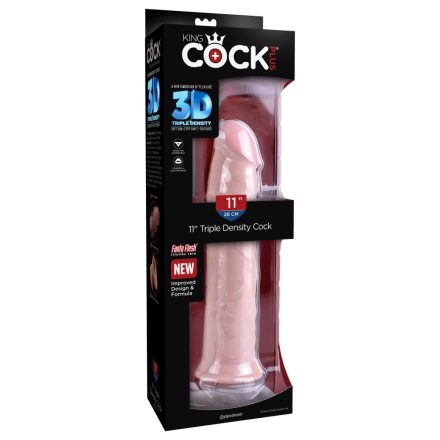 6.5" Thrusting Cock with Balls - Triple Threat Light