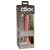 7" Dual Density Vibrating Silicone Cock with Remote  Light