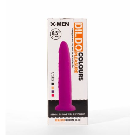 X-MEN 6.5" Dildo Colours Pleasure Black 4