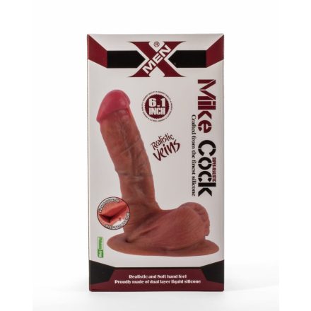 X-Men Mike 6.1" Cock Tan Brown